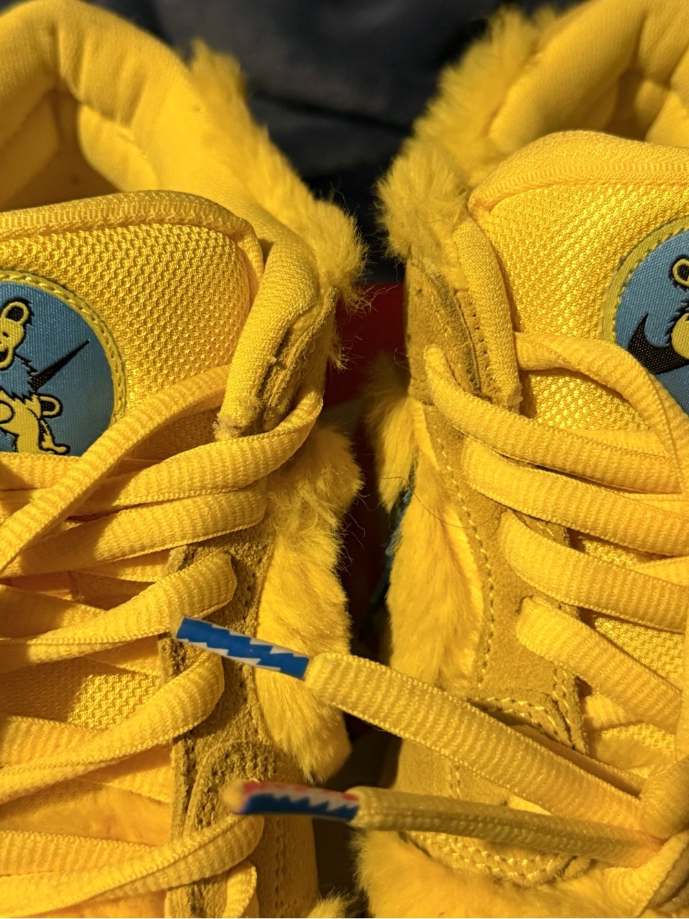 Nike SB Dunk Low Grateful Dead Bears Yellow CJ5378-700 Men’s Size 8 w/ Box - Picture 3 of 7